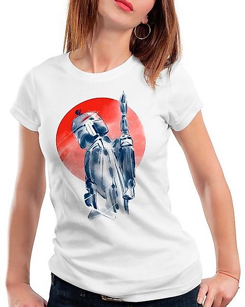 style3 T-Shirt Inked Fett yoda star the mandalorian wars günstig online kaufen