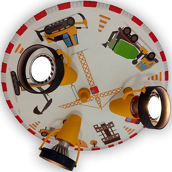 niermann Deckenstrahler Strahler Baustelle, Kinderlampe, ohne Leuchtmittel, günstig online kaufen