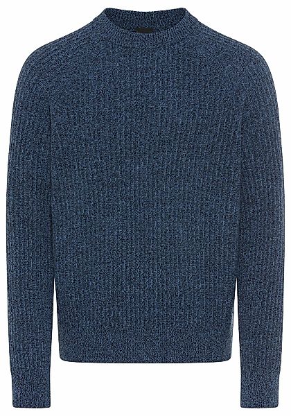BOSS ORANGE Strickpullover "Klacier" Rundhalsausschnitt, Relaxed Fit, Ripps günstig online kaufen