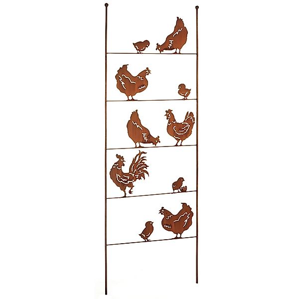 Kobolo Gartenstecker FLOCK Rankhilfe Gartenschild Metall 50x2x151 cm günstig online kaufen