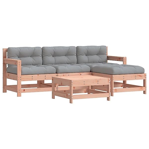 vidaXL 5-Tlg Garten-Lounge-Set mit Kissen Massivholz Douglasie 3185799 günstig online kaufen
