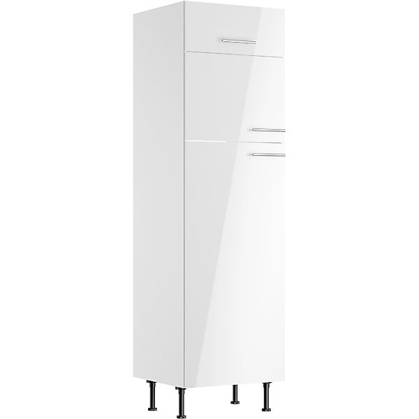 Optifit Küchen-Hochschrank für Kühl-Gefrier-Kombi Rurik986 60 cm Weiß günstig online kaufen