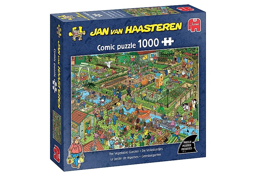 Jan van Haasteren Puzzle Jan van Haasteren, Gemüsegarten, 1000 Teile Puzzle günstig online kaufen