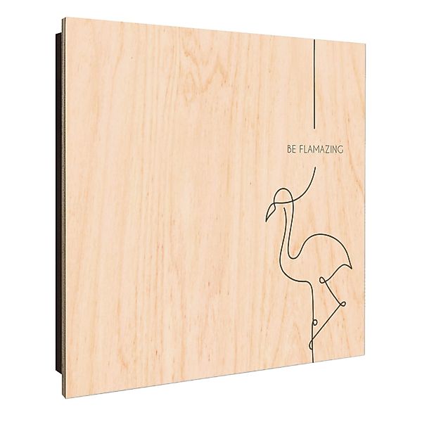 Banjado Großer Schlüsselkasten Holz 30x30cm Schwarz Scharnier Links 50 Hake günstig online kaufen
