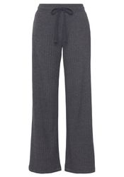 LASCANA Homewearhose -Lounge-/Strickhose mit weitem Bein und seitlichen Tas günstig online kaufen