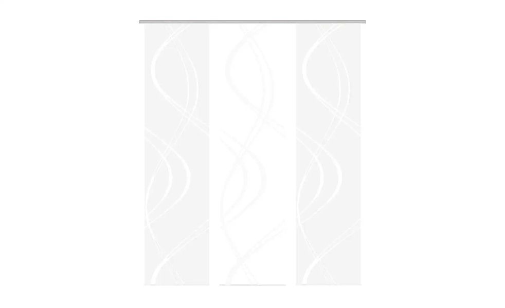 HOME WOHNIDEEN Schiebegardine "DAN" Klettband 3 Stk. tlg. HxB: 245x60, inkl günstig online kaufen