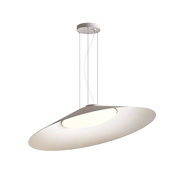 kdln LED-Hängelampe Kate, weiß, 2.700 K, Ø 90 cm, Metall günstig online kaufen