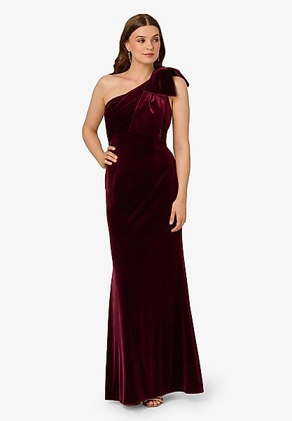 Adrianna Papell Abendkleid Halter Draped Velvet Gown Glamourös, schimmernd, günstig online kaufen