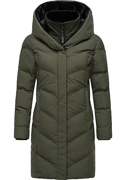Ragwear Steppmantel Natalka Cosy wasserdichter Mantel mit flauschigem Kunst günstig online kaufen