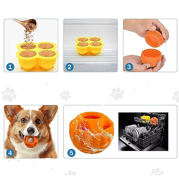 Beaface Tier-Intelligenzspielzeug Schleckball für Hunde, Hunde günstig online kaufen