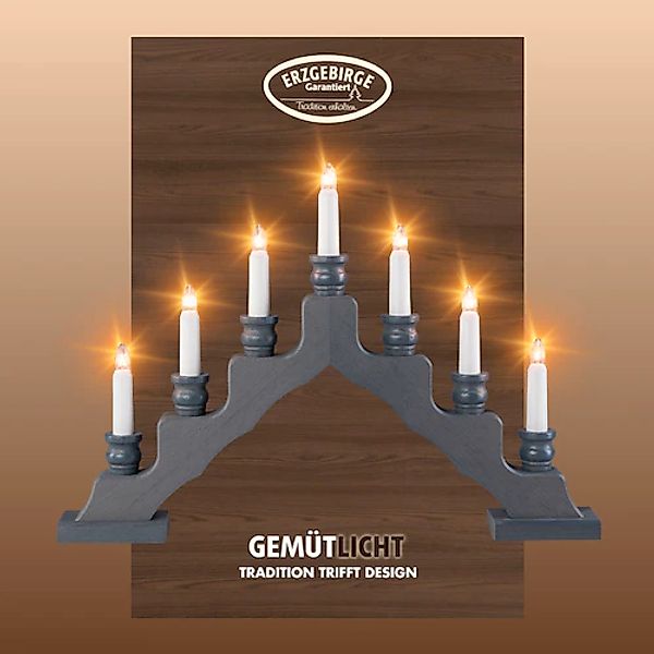 Weigla LED Lichterbogen »Schwede, Made in Germany« 1 Stk. 7-flammig günstig online kaufen