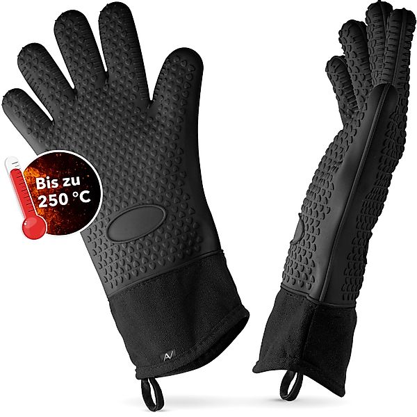 AVANA Topfhandschuhe Silikon Ofenhandschuhe Hitzebeständige Kochhandschuhe günstig online kaufen