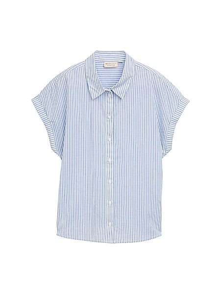 TOM TAILOR Denim Blusentop striped shortsleeve günstig online kaufen