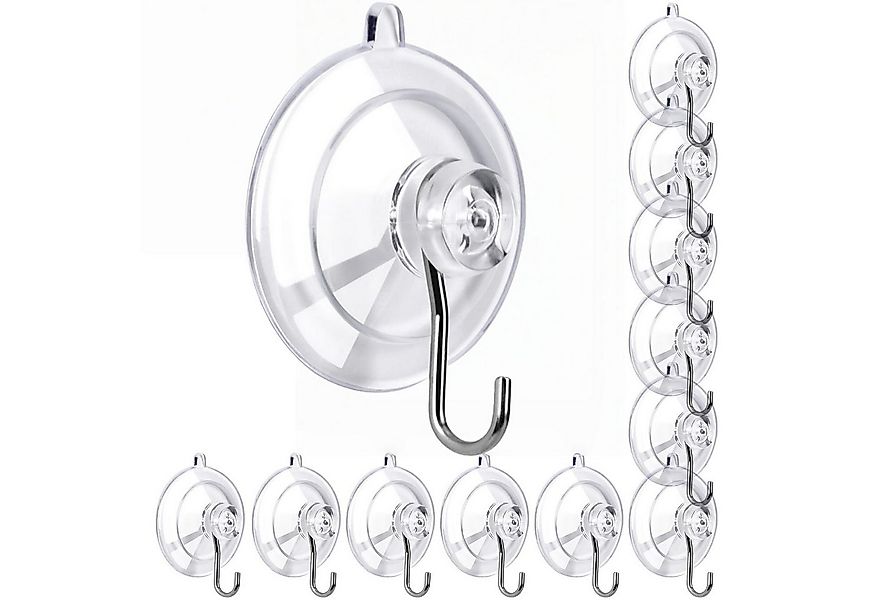 FOUORTUNATE-BEE Handtuchhaken Saugnapf Haken 12er Set – Edelstahlhaken ohne günstig online kaufen