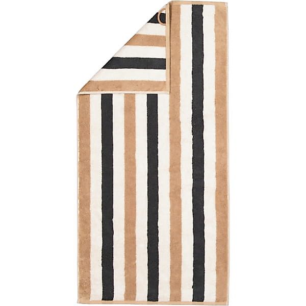 Cawö Handtücher Coast Stripes 6213 - Farbe: anthrazit-natur - 37 - Waschhan günstig online kaufen