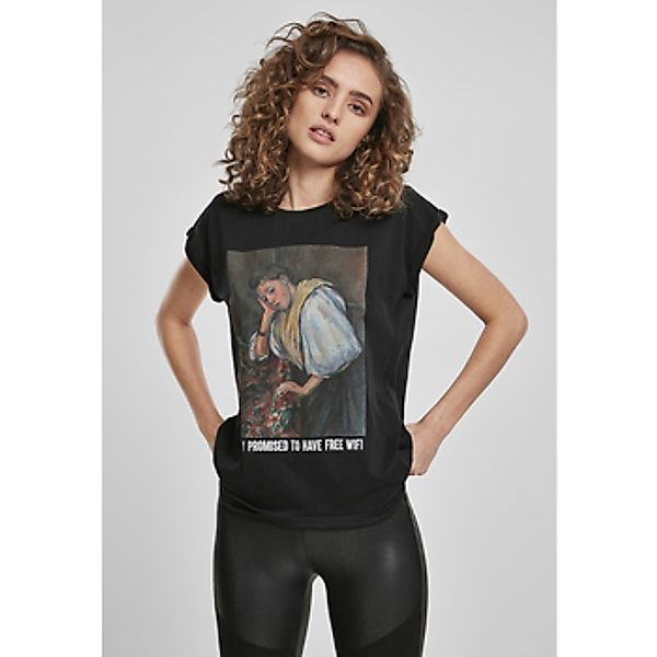 MisterTee Kurzarmshirt "MisterTee Damen Ladies No Wifi Tee", (1 tlg.) günstig online kaufen