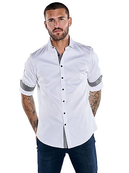 emilio adani Businesshemd Herren Langarm-Hemd "My Favorite", Reinweiss günstig online kaufen