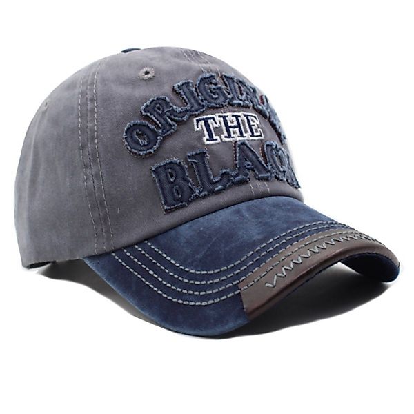Sporty Baseball Cap Original The Black Vintage Style Used Washed Look Retro günstig online kaufen