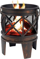 tepro Feuerstelle Gracewood 42 x 53 x 42 cm (B x H x T) Schwarz/Bronze günstig online kaufen