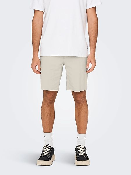 ONLY & SONS Chinoshorts "ONSMARK 0011 COTTON LINEN SHORTS NOOS" günstig online kaufen