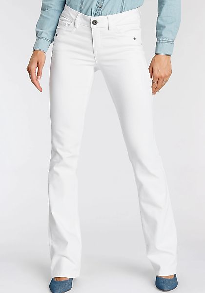 Arizona Bootcut-Jeans "mit Keileinsätzen", ausgestellte Beinform, niedrige günstig online kaufen