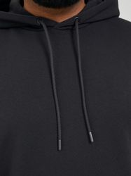 Jack&Jones Hoodie aus Baumwoll-Mix Farbe schwarz Größe: 8XL günstig online kaufen