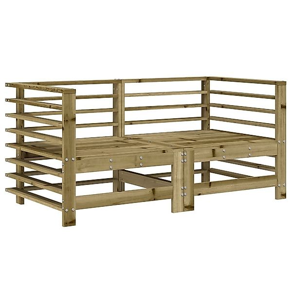 vidaXL Sofaelement Garten-Ecksofas 2 Stk. Kiefernholz günstig online kaufen