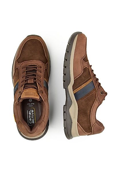 camel active Sneaker crazy horse/split CAFE/BLAU Sneaker günstig online kaufen