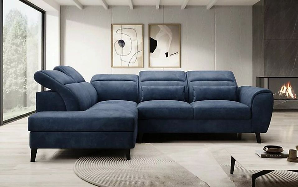Luxusbetten24 Sofa Designer Sofa Nobile, mit verstellbarer Rückenlehne günstig online kaufen