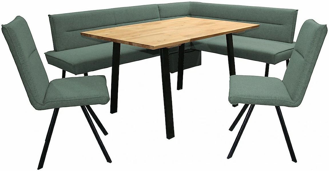 OTTO home Eckbankgruppe "Sava" Set, 4 Stk. tlg. Eckbank mit Wellenfederung günstig online kaufen