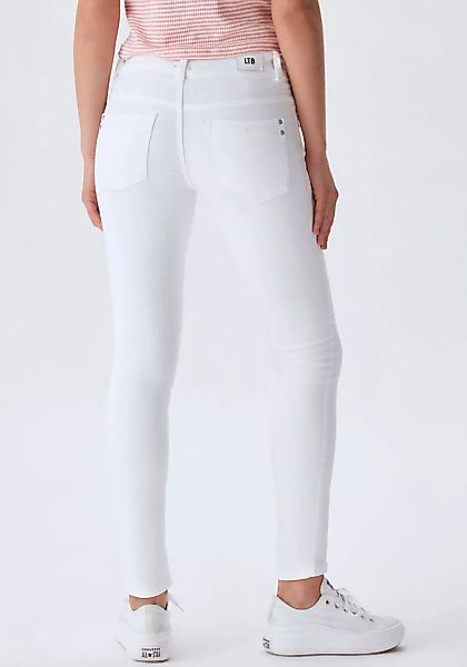 LTB Damen Jeans MOLLY M Super Slim Fit - Weiss - White günstig online kaufen