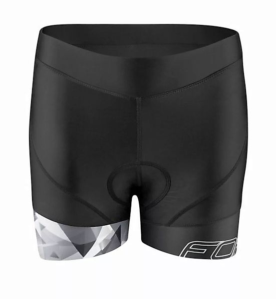 FORCE Fahrradhose shorts FORCE MINI LADY grau-schwarz günstig online kaufen