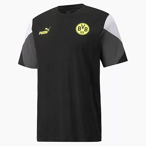 PUMA BVB FtblCulture Fußball-T-Shirt für Herren | Mit Aucun | Schwarz/Gelb günstig online kaufen