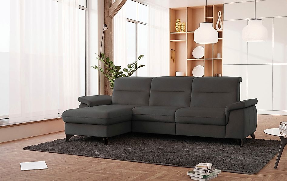 sit&more Ecksofa "Astoria L-Form", wahlweise mit motorischer Relaxfunktion günstig online kaufen