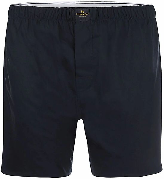 Steppin' Out Boxershort Poplin Navy - Größe M günstig online kaufen