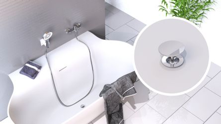 Kirchhoff Badewannenstöpsel, Ø 7 cm, universal, günstig online kaufen