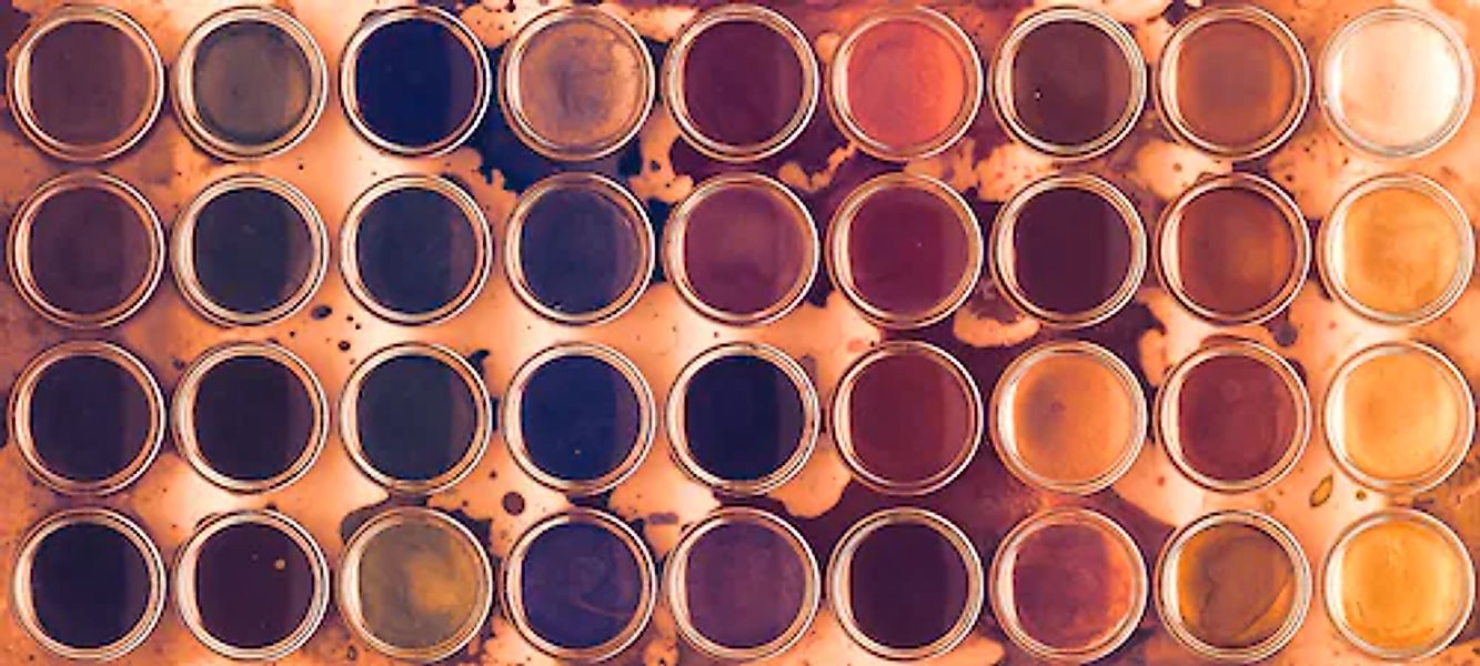 Architects Paper Fototapete »Atelier 47 Paint box 1« abstrakt glatt Vlies, günstig online kaufen
