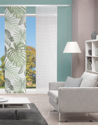 Vision S Schiebegardine "SANJA" Paneelwagen 1 Stk. tlg. Schiebevorhang Bamb günstig online kaufen