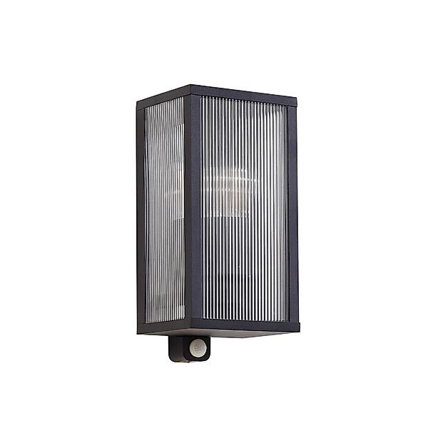 Lindby Wandleuchte Außen Peldar 10035696 mit Bewegungsmelder Spritzwasserge günstig online kaufen