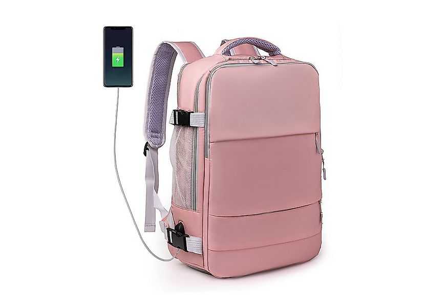 BBWL Packsack Großer Reiserucksack mit USB-Anschluss, 15,6-Zoll-Laptopfach günstig online kaufen
