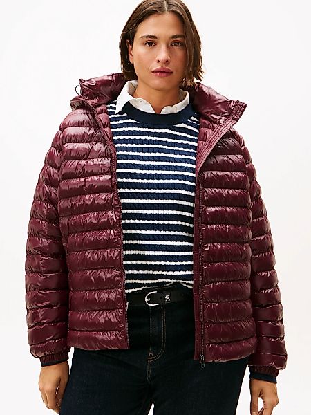 Tommy Hilfiger Curve Steppjacke "CRV LW PADDED SLIM JACKET", mit Kapuze, in günstig online kaufen