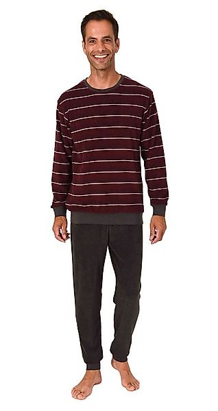 Normann Pyjama Normann Herren Frottee Schlafanzug mit Bündchen - auch in Üb günstig online kaufen