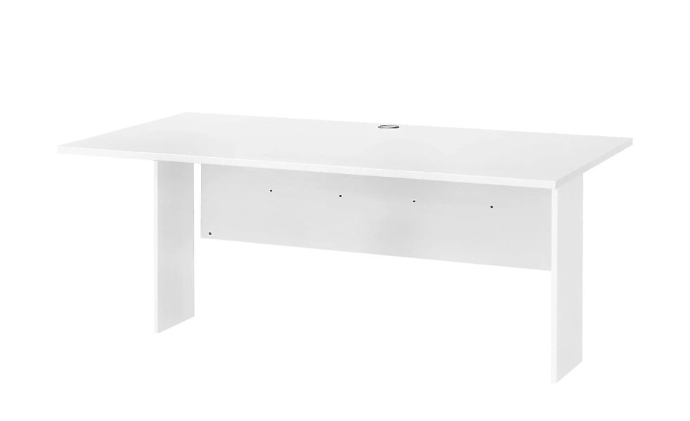 Schreibtischplatte  System - weiß - 160 cm - 80 cm - Sconto günstig online kaufen