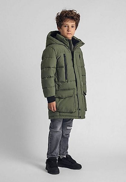 MINOTI Winterjacke Lange Pufferjacke mit Fleece Futter und bequemen Taschen günstig online kaufen