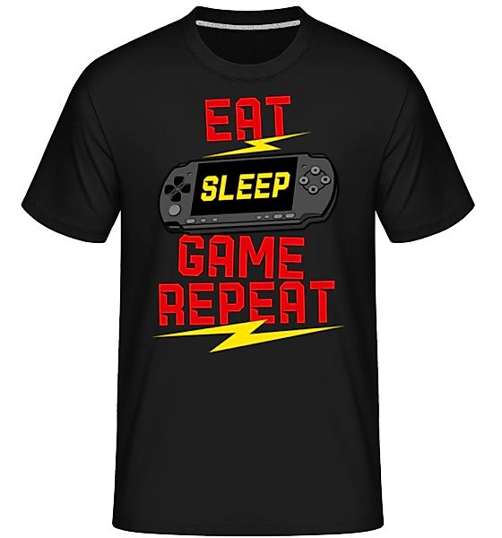 Eat Sleep Game Repeat · Shirtinator Männer T-Shirt günstig online kaufen