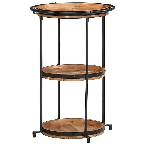 vidaXL Beistelltisch Beistelltisch Ø55x83 cm Massivholz günstig online kaufen