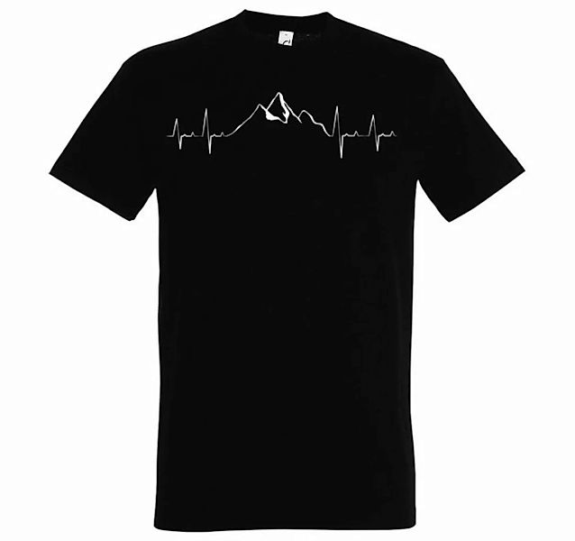 Youth Designz T-Shirt Heartbeat Mountain Herren Shirt mit trendigem Frontpr günstig online kaufen