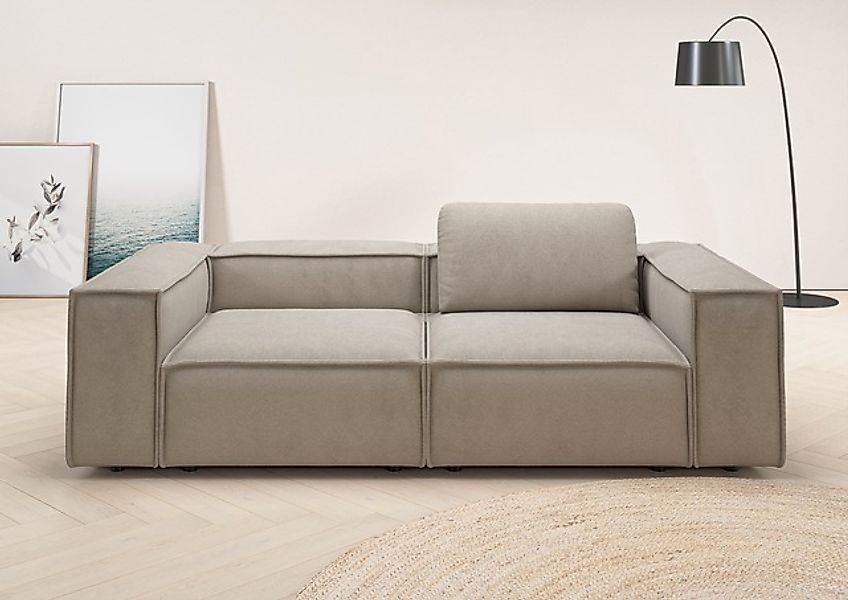Home affaire 2-Sitzer »Watertown, modernes Sofa 246 cm breit, auch in Feinc günstig online kaufen