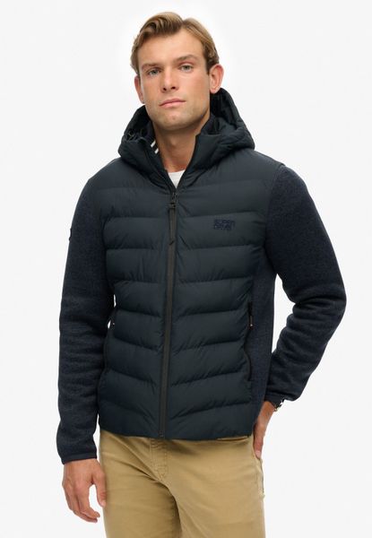 Superdry Steppjacke HOODED STORM KNIT HYBRID günstig online kaufen