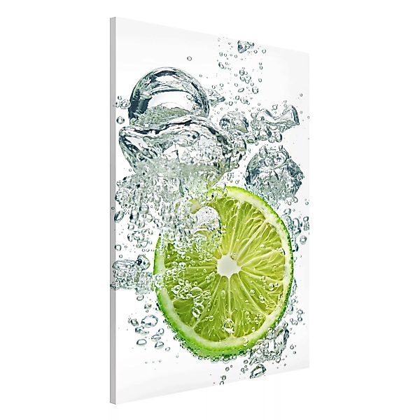 Magnettafel Küche - Hochformat 2:3 Lime Bubbles günstig online kaufen